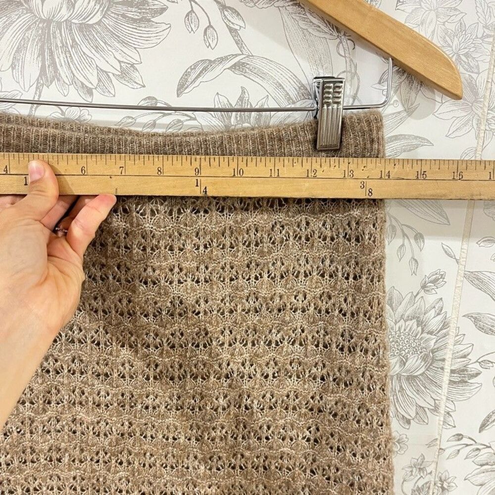 House of Harlow 1960 2 Piece Set Knit Top Maxi Midi Skirt Sz S Boho Wool Blend - Picture 10 of 12